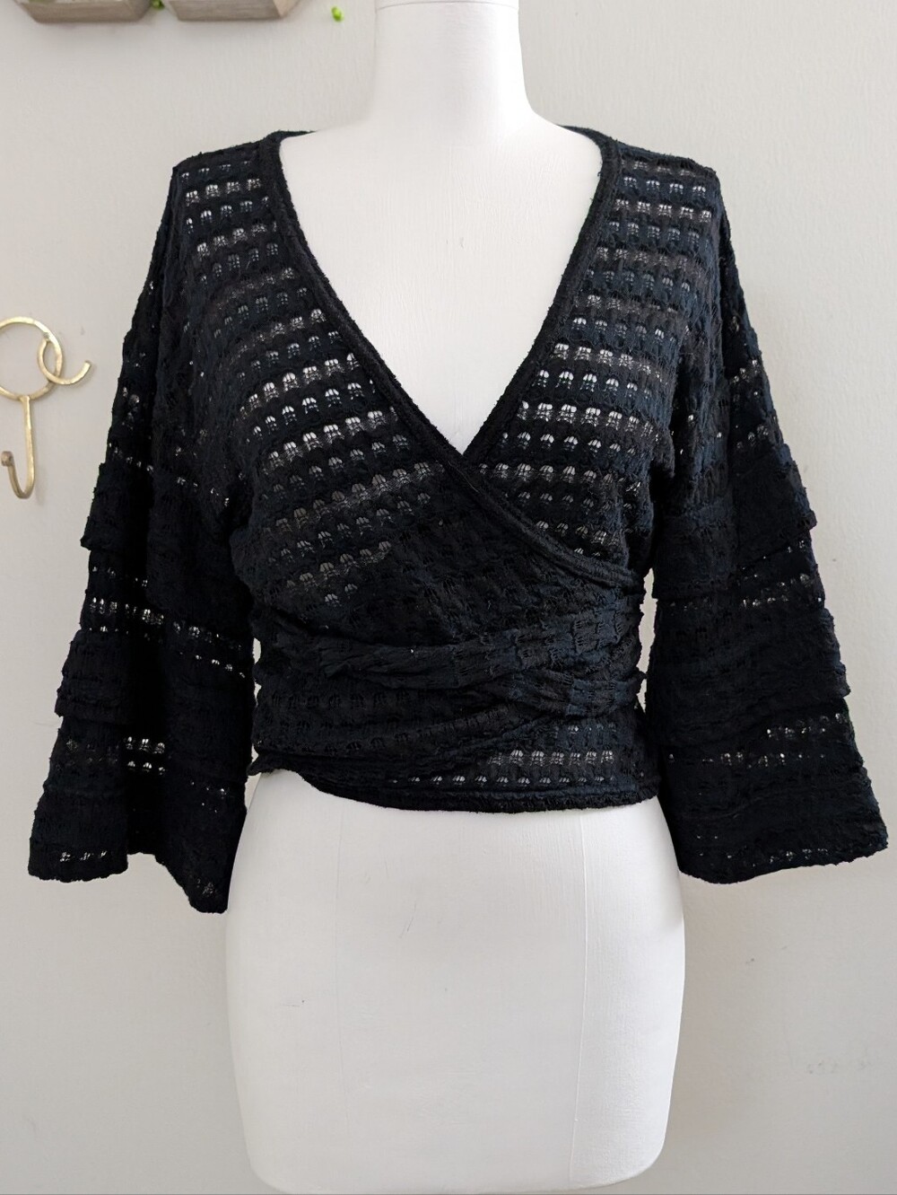 FP Beach wrap cardigan top